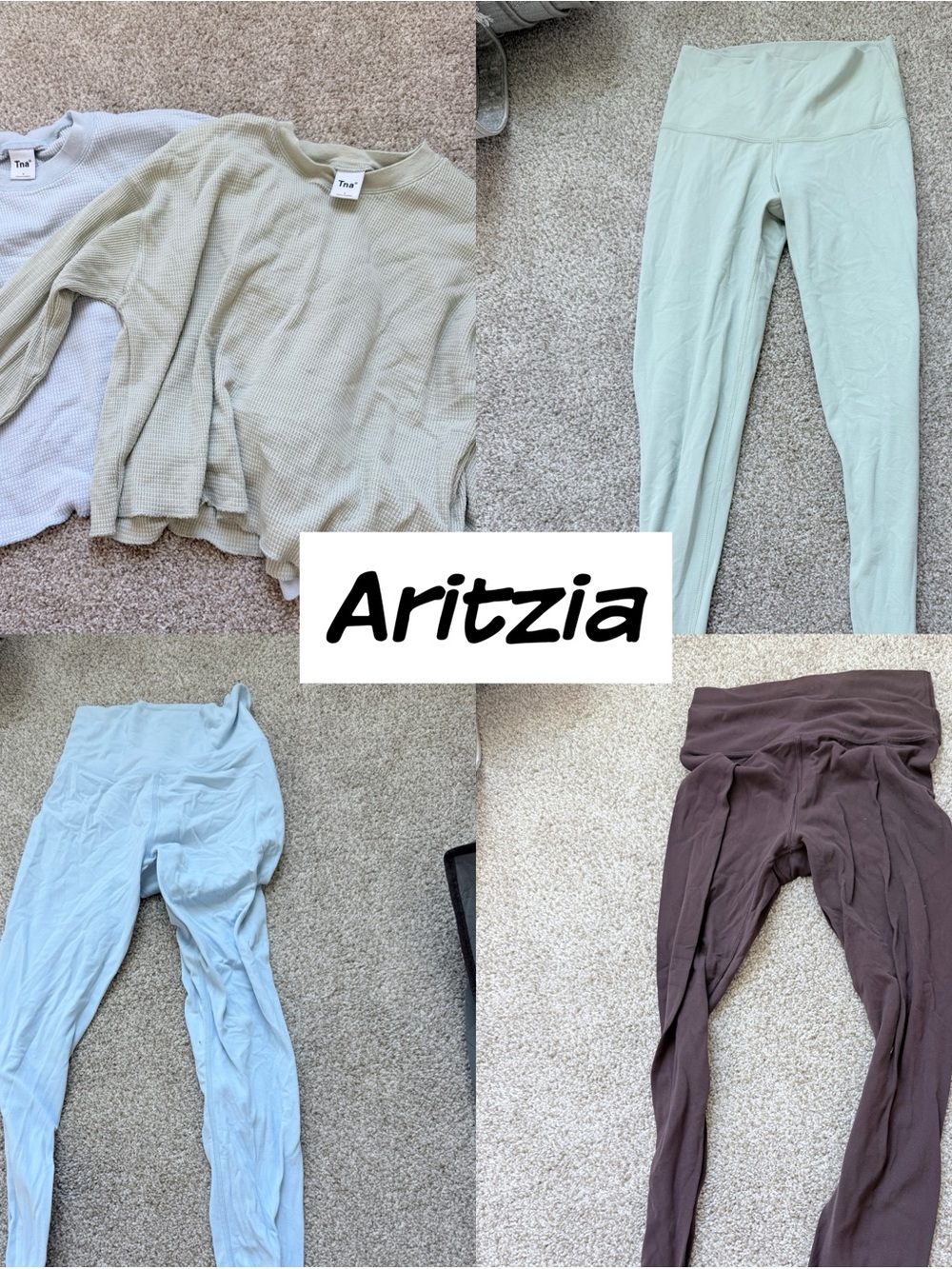 Aritzia butter collection leggings bundle